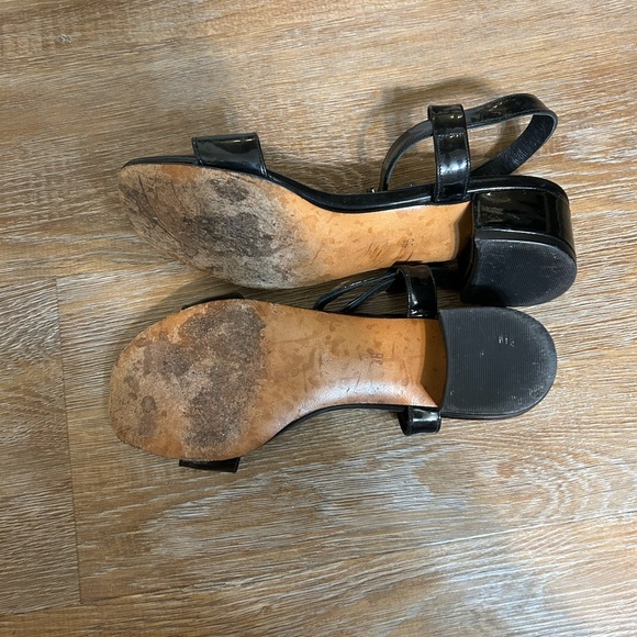 Maryam Nassir Zadeh Sophie Sandal Calf in Black Shine - Picture 5 of 7